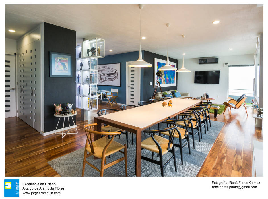 Casa vista lago comedores modernos de excelencia en diseño moderno