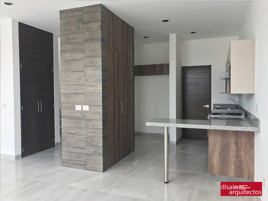 homify Nhà bếp phong cách hiện đại Gỗ Wood effect