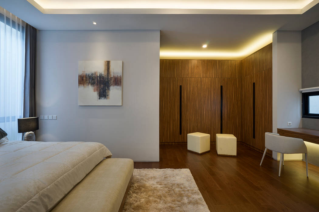 'S' house, Simple Projects Architecture Simple Projects Architecture Dormitorios de estilo tropical Madera maciza Multicolor