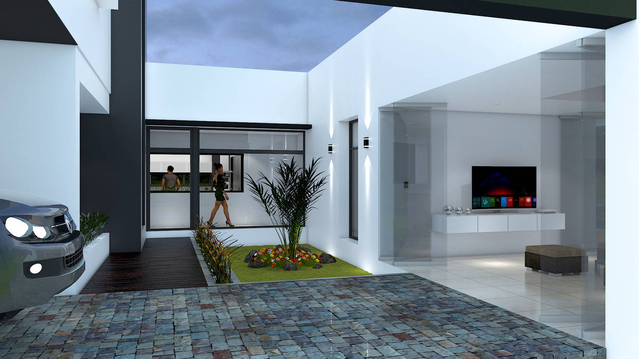 homify Jardin moderne