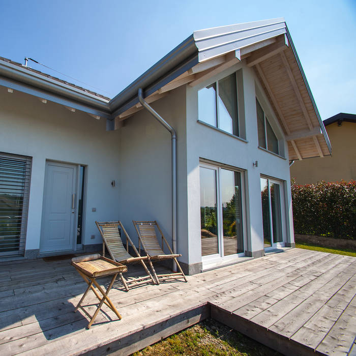 Casa in legno a Montonate, Varese, Novello Case in Legno Novello Case in Legno Prefabricated Home Wood Wood effect