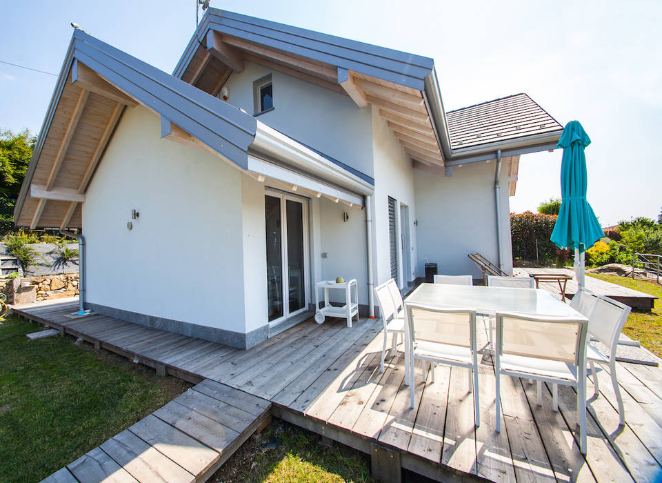 Casa in legno a Montonate, Varese, Novello Case in Legno Novello Case in Legno Wooden houses Wood Wood effect