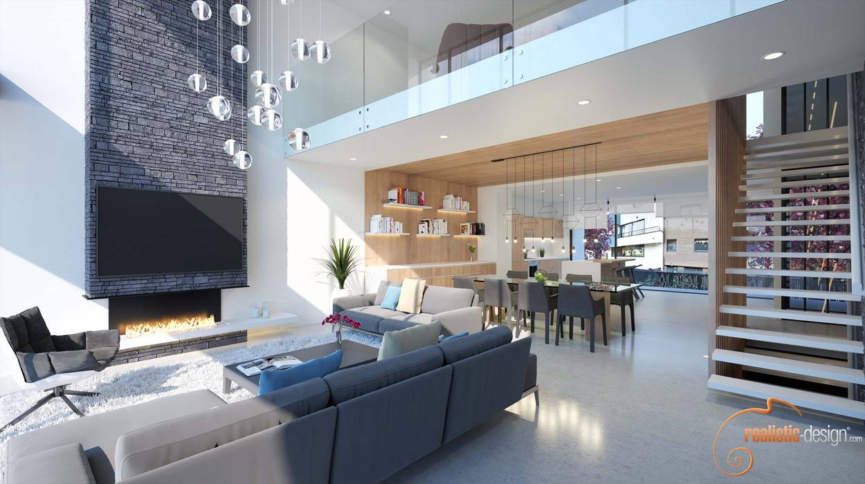 Perspectivas 3d - comedores: salones de estilo de realistic-design ... Perspectivas 3d - comedores: salones de estilo de realistic-design ...
