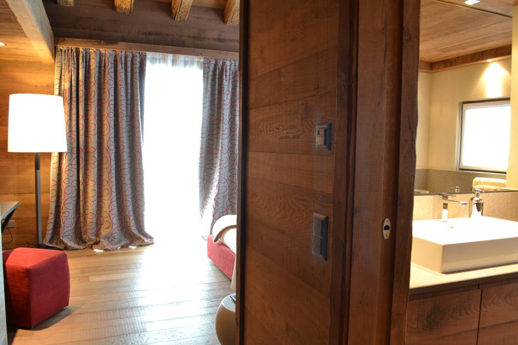 Chalet privato - Silvaplana, Andrea Rossini Architetto Andrea Rossini Architetto Scandinavian style bedroom