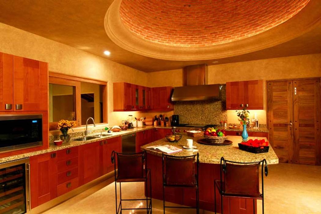 Cocina – kitchen de br arquitectos tropical compuestos de madera y