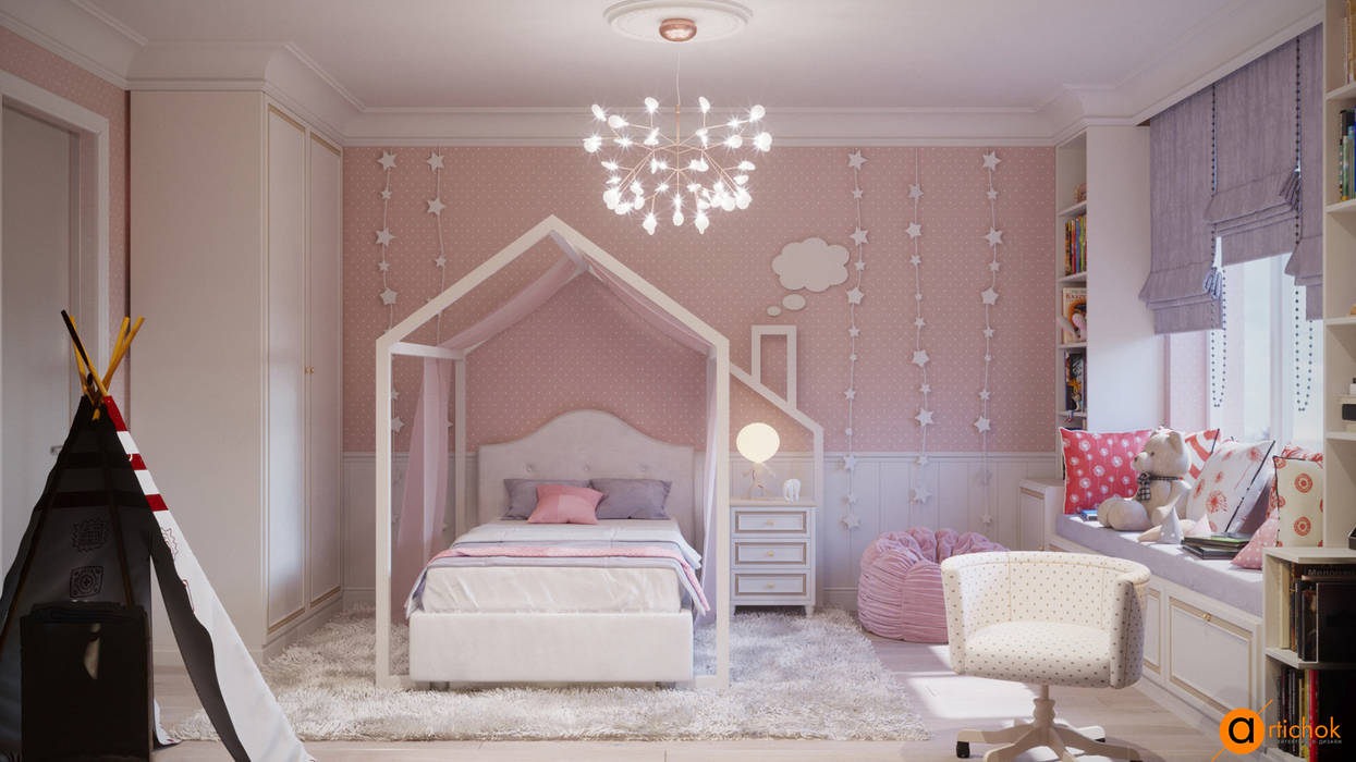 Вечные ценности, Artichok Design Artichok Design Kamar tidur anak perempuan