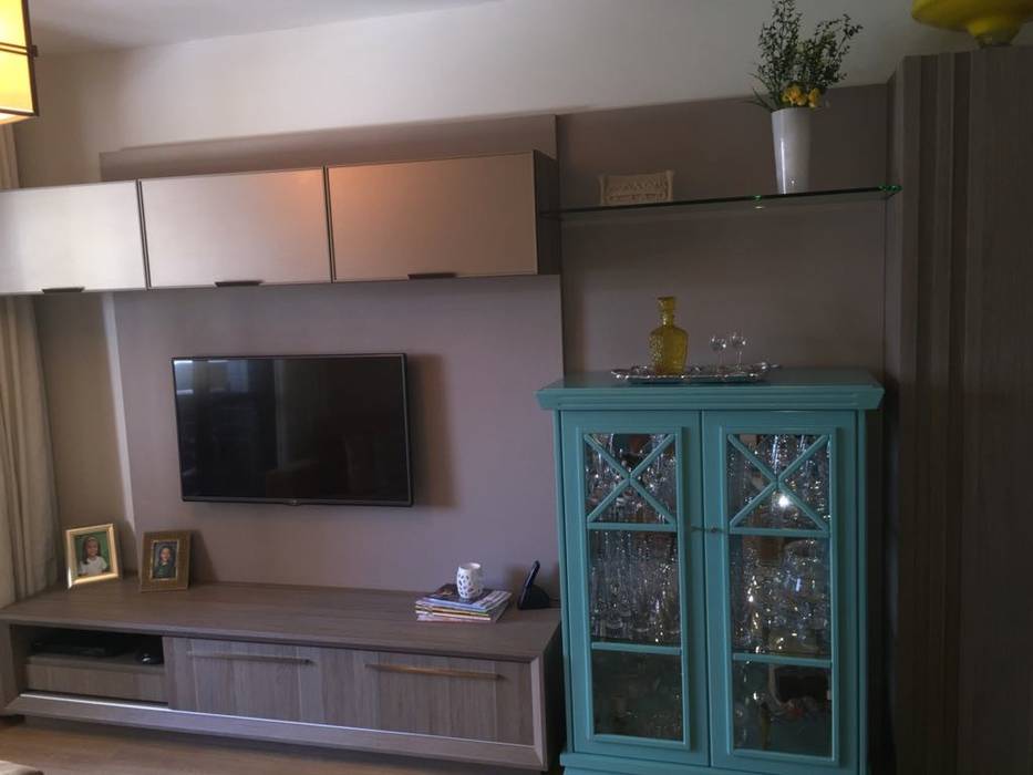 Interiores, ADL Projetos Sob Medida ADL Projetos Sob Medida Living room MDF TV stands & cabinets