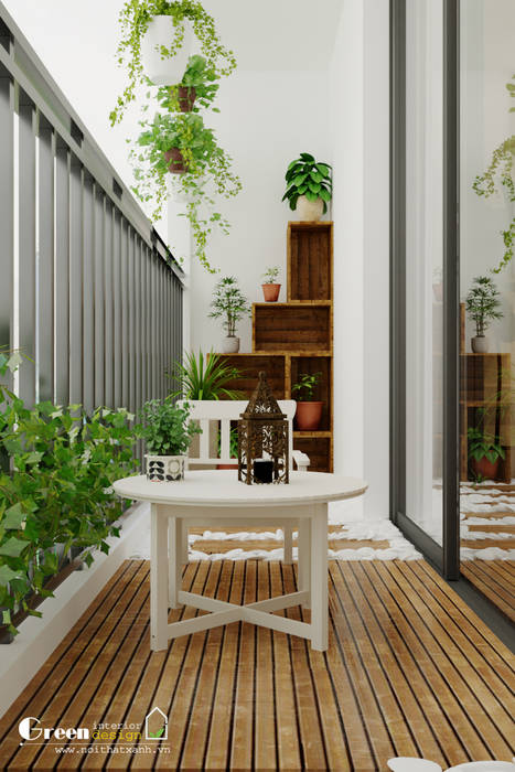 SEASON AVENUE, ĐẠI LỘ 4 MÙA - "MÙA HẠ MIỀN NHIỆT ĐỚI", Green Interior Green Interior Escaleras Derivados de madera Transparente