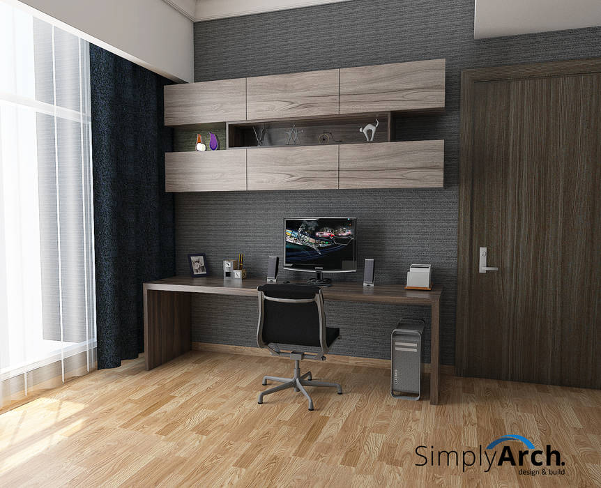 Workstation Simply Arch. Ruang Studi/Kantor Modern