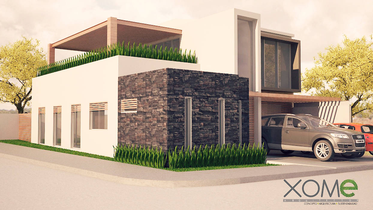 M-13, Xome Arquitectos Xome Arquitectos Modern Houses Stone