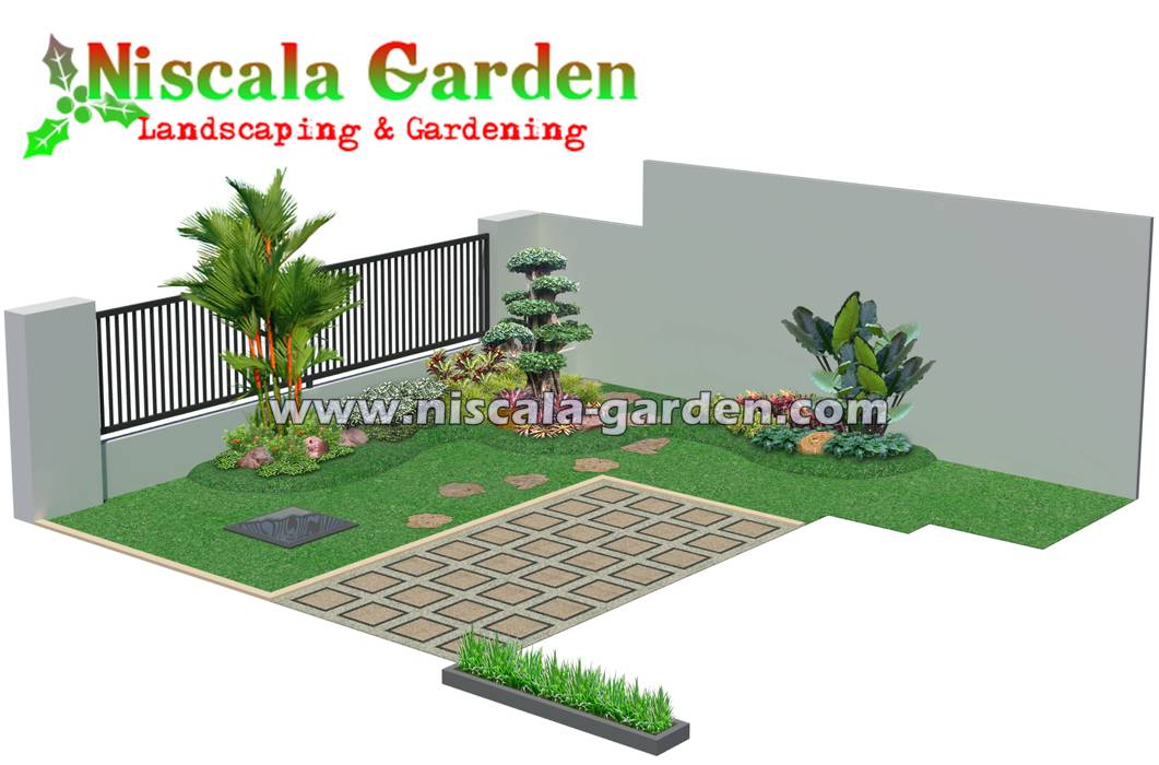 DESAIN TAMAN NISCALA GARDEN | Tukang Taman Surabaya