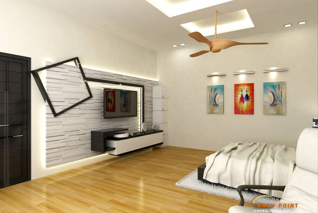 Bedroom: mediterranean by Arch Point,Mediterranean