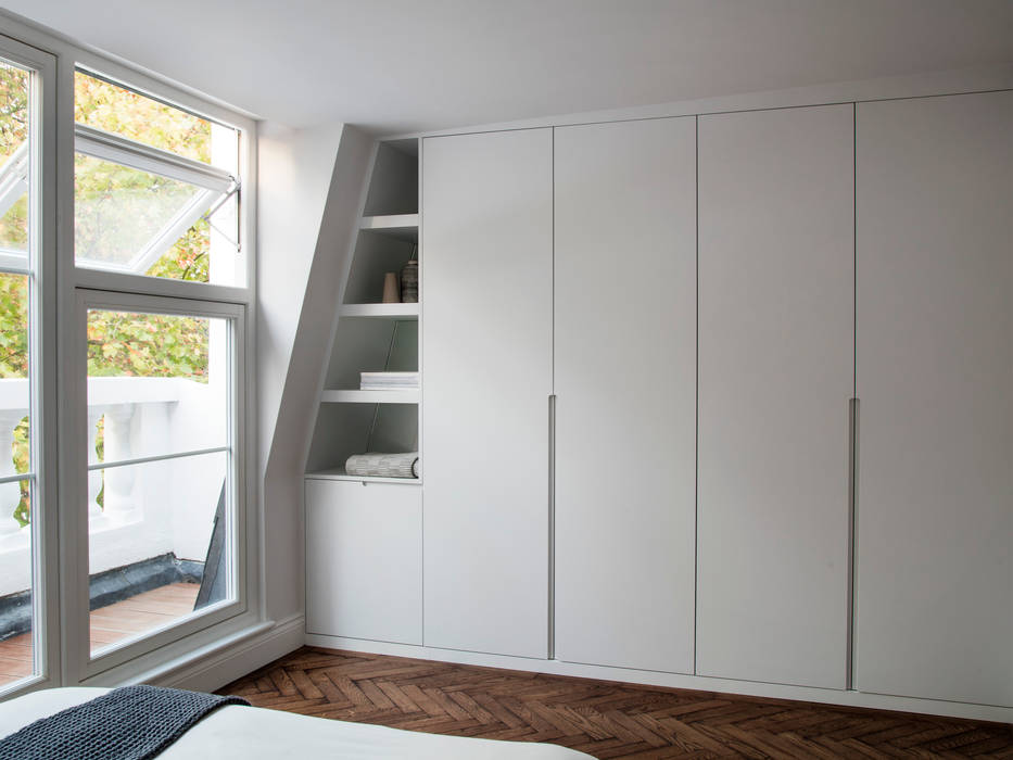 Master bedroom Brosh Architects Modern Bedroom MDF