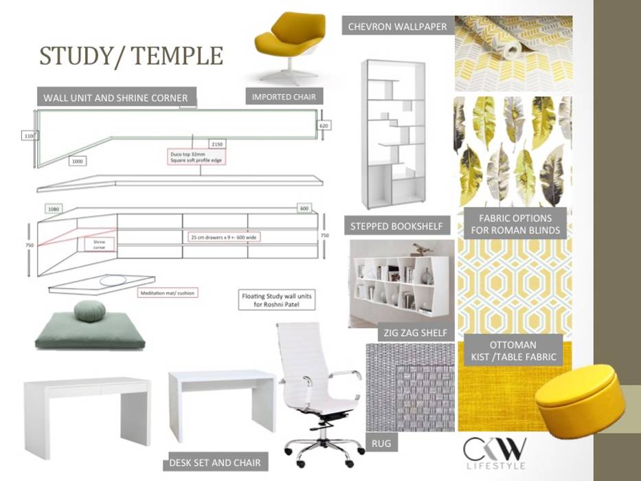 Interior Design Presentation for Loft Penthouse Johannesburg SA, CKW Lifestyle Associates PTY Ltd CKW Lifestyle Associates PTY Ltd