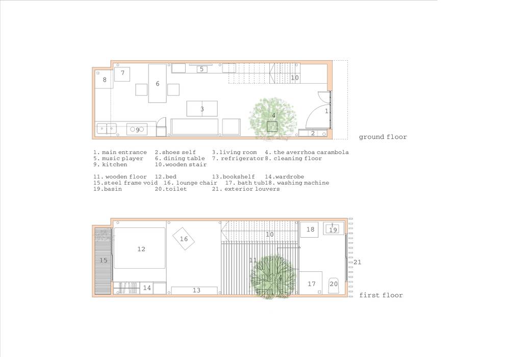 3x9 house, a21studĩo: hiện đại by a21studĩo, Hiện đại