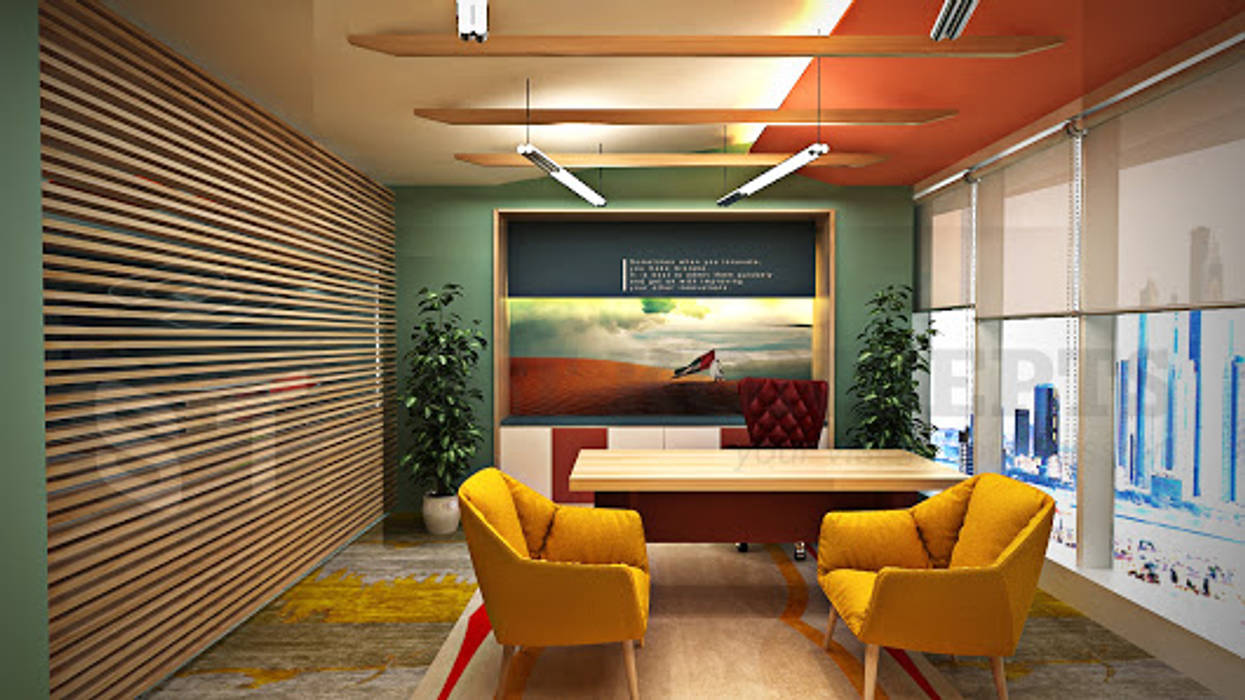 office Interior , S3TKoncepts S3TKoncepts Modern study/office