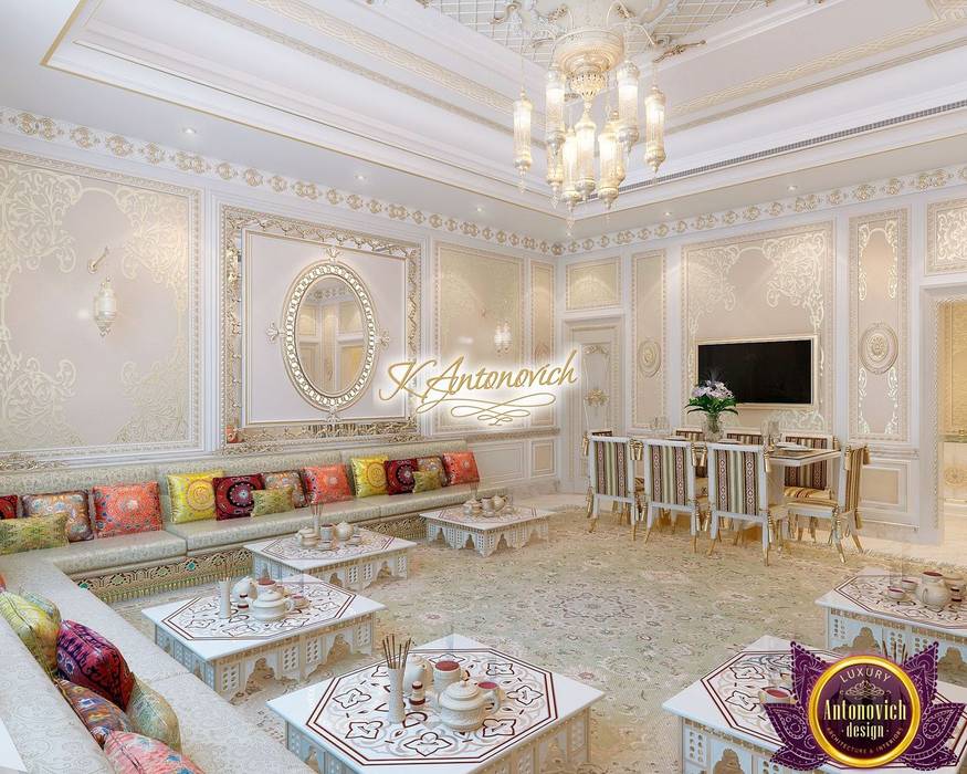 ​Interior design company in Dubai Luxury Antonovich Design, Luxury Antonovich Design Luxury Antonovich Design Asian style dining room