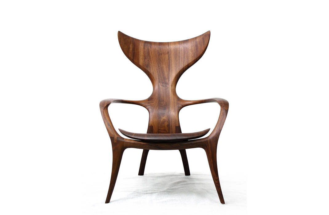 HUMPBACK_W (easy chair), KIMKIWON furniture KIMKIWON furniture 모던스타일 거실 스툴 & 의자