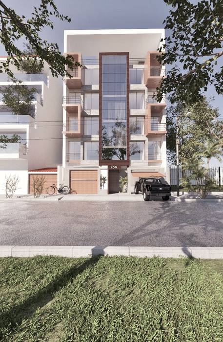 DISEÑO Y CONSTRUCCIÓN VIVIENDA MULTIFAMILIAR - SANTA VICTORIA - CHICLAYO, CN y Arquitectos CN y Arquitectos Commercial spaces Reinforced concrete Office buildings