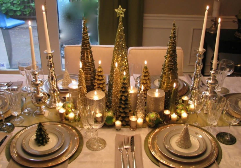 Decoración para tu mesa en Navidad MIRIAM ESCOBEDO INTERIORISTA Comedores de estilo moderno