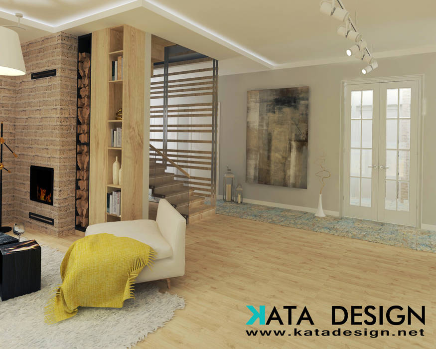 Dom pod Krakowem 140 m2, Studio4Design Studio4Design Stairs Wood Wood effect