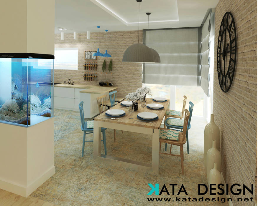 Dom pod Krakowem 140 m2, Studio4Design Studio4Design Rustic style dining room Bricks