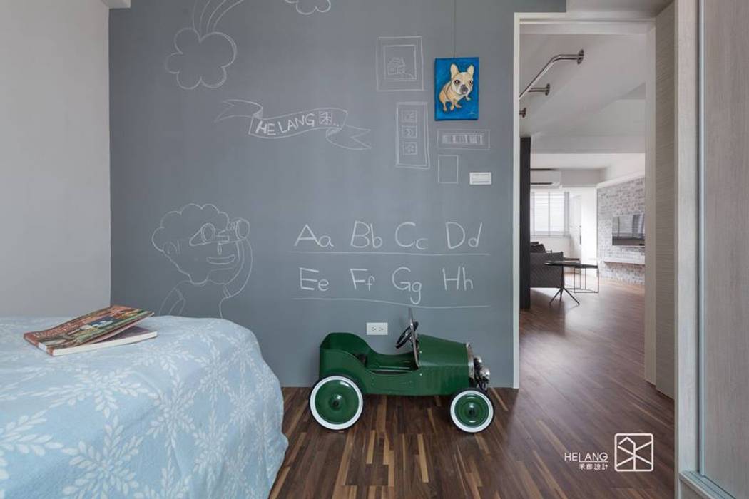 台北 - 萬利街, 禾廊室內設計 禾廊室內設計 ミニマルスタイルの 子供部屋