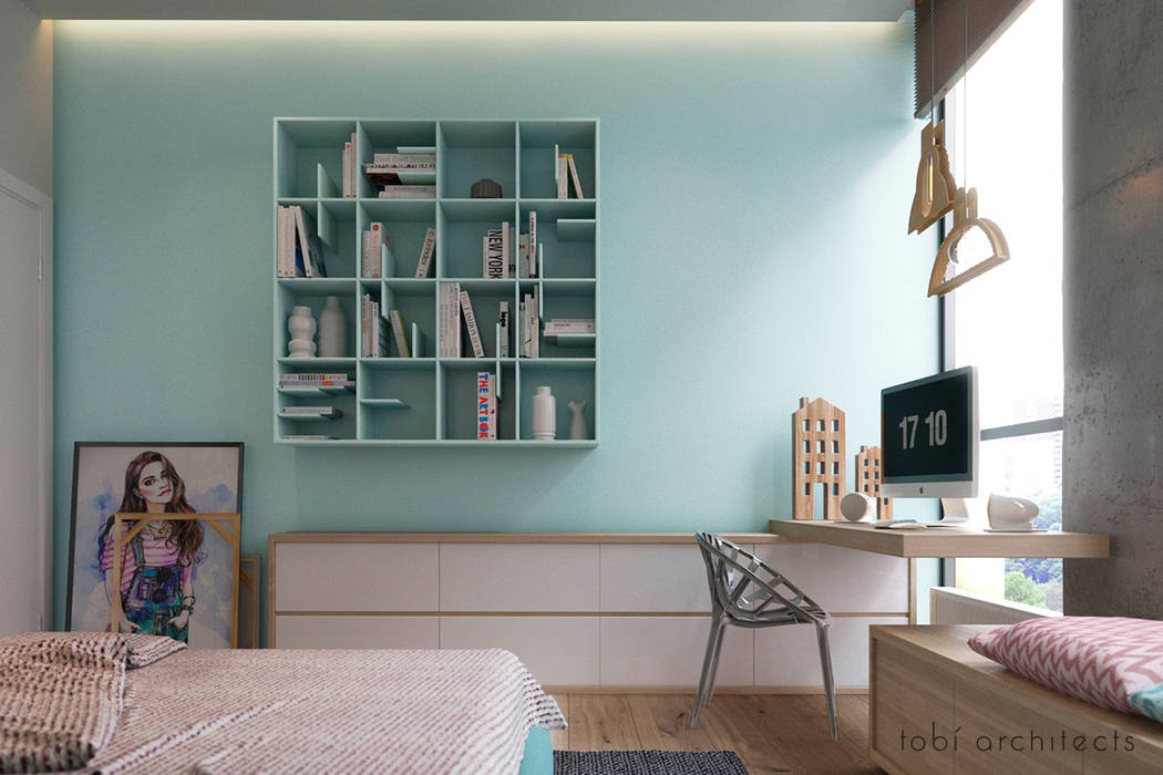 LOOKING AT DNIPRO, Tobi Architects Tobi Architects Boys Bedroom