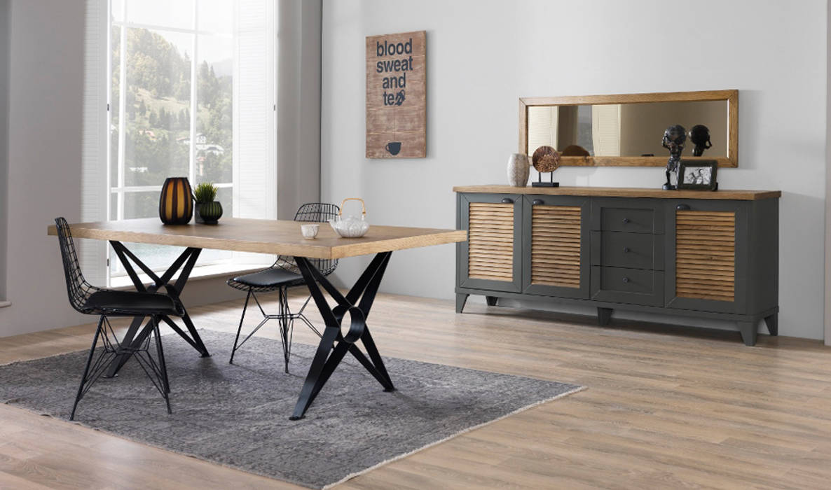 Modern Yemek Odası Takımı, CaddeYıldız furniture CaddeYıldız furniture 모던스타일 다이닝 룸 액세서리 & 장식