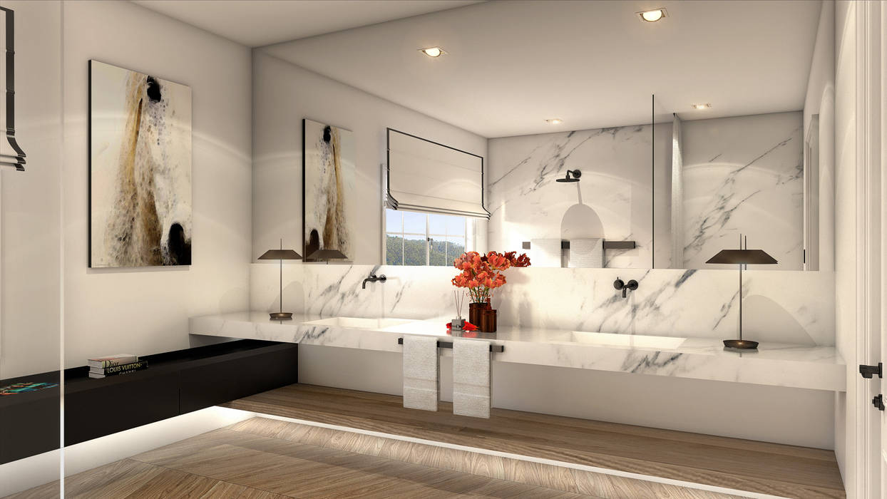 Modern Bathroom By Mrs Interior Design Modern Homify