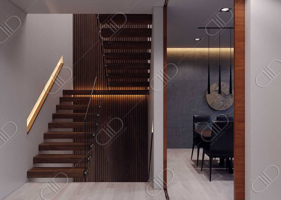 Plateau, Design Studio AiD Design Studio AiD Stairs Building,Furniture,Chair,House,Wood,Door,Lighting,Interior design,Stairs,Flooring