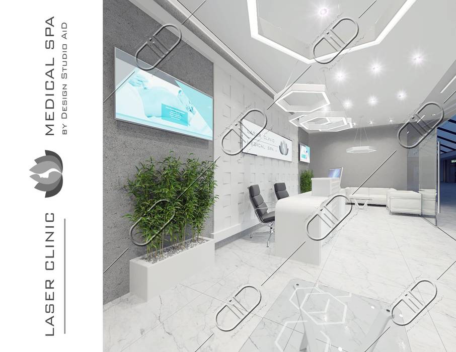 Laser SPA, Design Studio AiD Design Studio AiD Commercial spaces Clinics