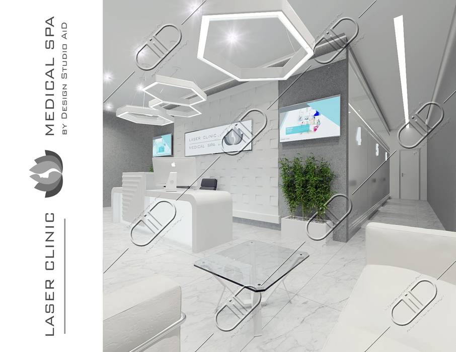 Laser SPA, Design Studio AiD Design Studio AiD Espaços comerciais Clínicas
