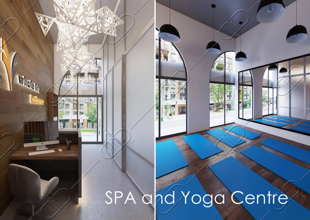 Yoga SPA , Design Studio AiD Design Studio AiD Bedrijfsruimten Gezondheidscentra