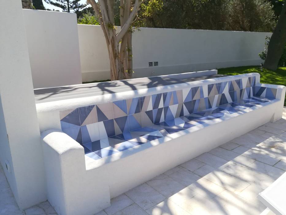 giardino privato con piscina studio d