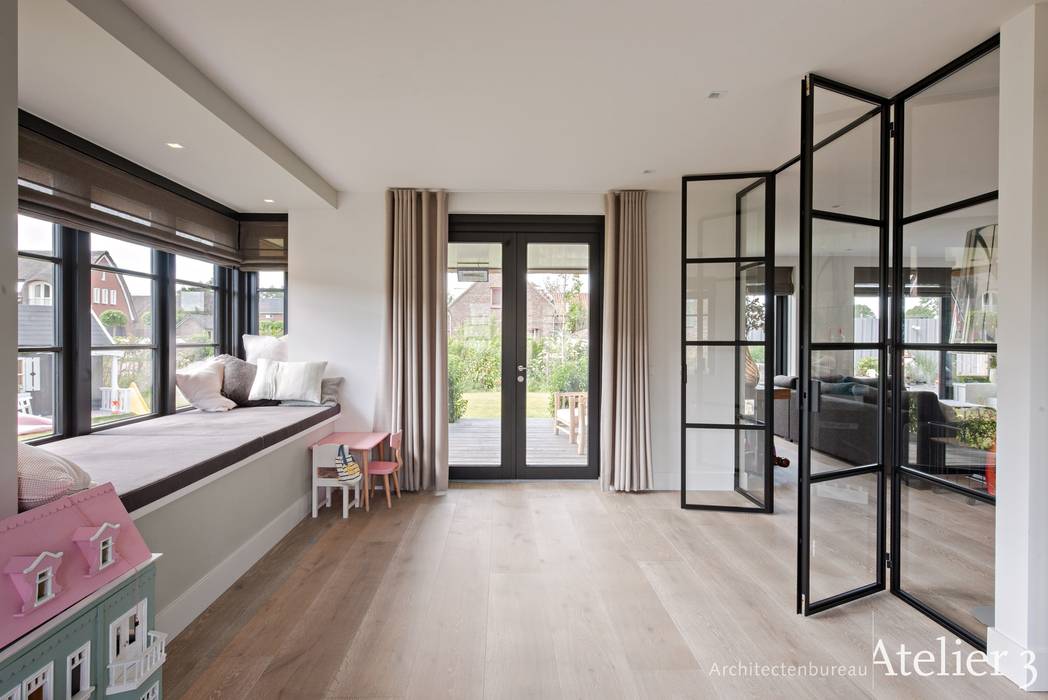 Landelijke villa in Castricum, Architectenbureau Atelier3 Architectenbureau Atelier3 Villas Stone