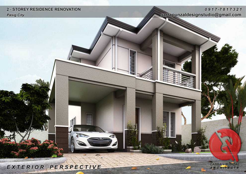 2-Storey Residence Renovation, Garra + Punzal Architects Garra + Punzal Architects Classic style houses