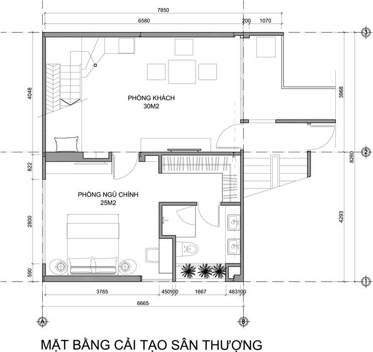 Cải tạo căn hộ Duplex -Lam Sơn - Tân Bình, Công Ty TNHH Archifix Design Công Ty TNHH Archifix Design Single family home
