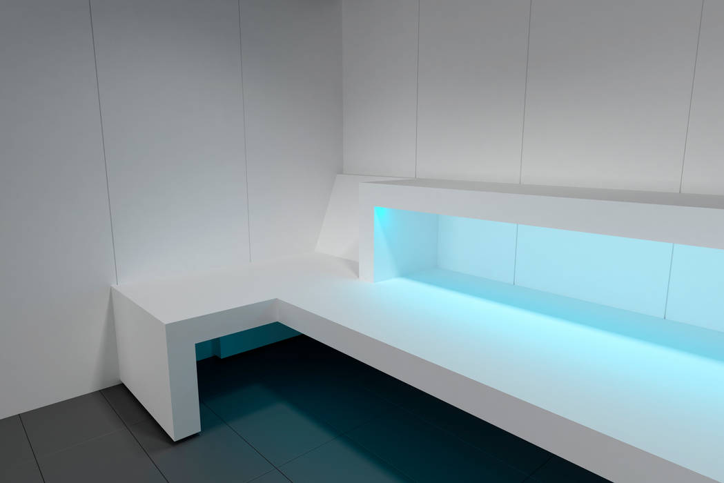 Línea de baño de Vapor Solid Surface de INBECA Wellness Equipment, INBECA Wellness Equipment INBECA Wellness Equipment ساونا