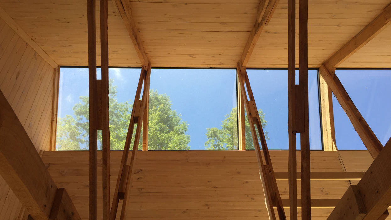 Cabaña de las Chimeneas de Luz, 2712 / asociados 2712 / asociados Pérgolas Madeira Acabamento em madeira