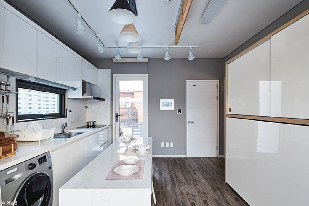 파주, 단감 건축사사무소 단감 건축사사무소 Кухня в стиле модерн