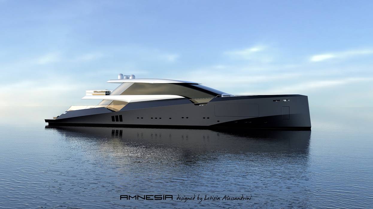 AMNESIA yacht, Letizia Alessandrini - Yacht & Interior Design Letizia Alessandrini - Yacht & Interior Design Yacht & Jet in stile moderno