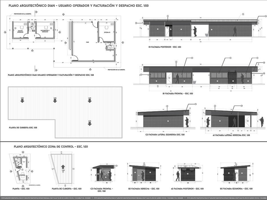 PLANIMETRIAS Arquitectura Positiva Estudios y despachos de estilo industrial