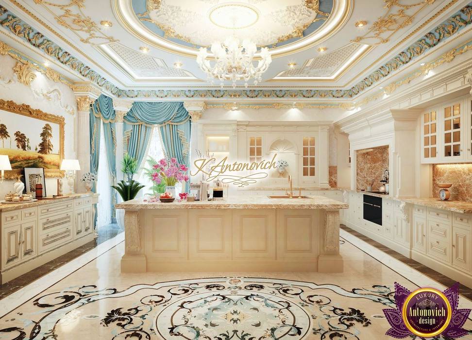 ​Kitchen decoration ideas of Katrina Antonovich, Luxury Antonovich Design Luxury Antonovich Design مطبخ