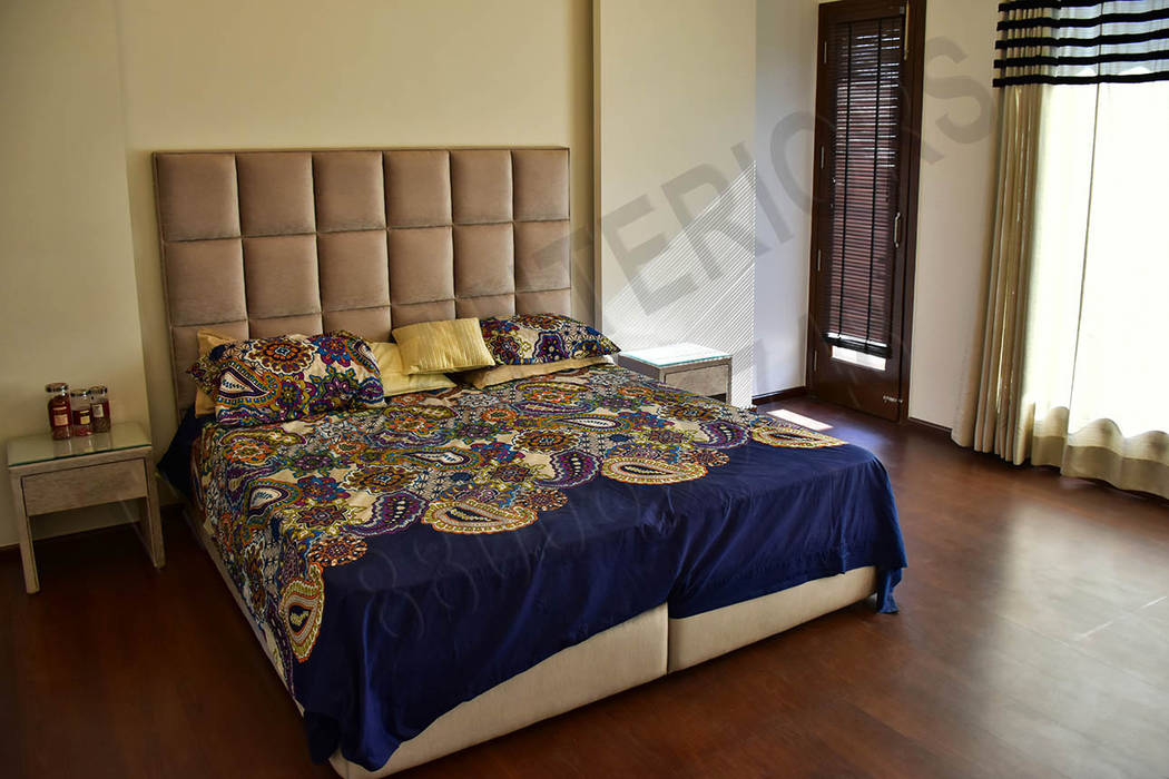 Villa, Tribuz Interiors Pvt. Ltd. Tribuz Interiors Pvt. Ltd. Eclectic style bedroom