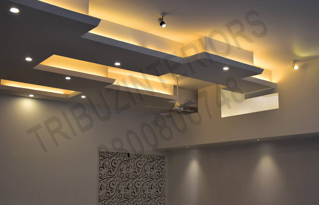 Villa, Tribuz Interiors Pvt. Ltd. Tribuz Interiors Pvt. Ltd. Eclectic style walls & floors