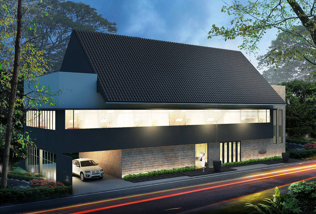 ISMAYA TAX OFFICE, sony architect studio sony architect studio Ruang Komersial Gedung perkantoran