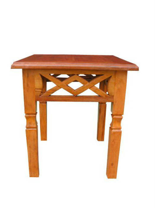Mesa de canto hidden em madeira de demolição cód 313 varanda, alpendre e terraço por Mesa de canto hidden em madeira de demolição cód 313 varanda, alpendre e terraço por