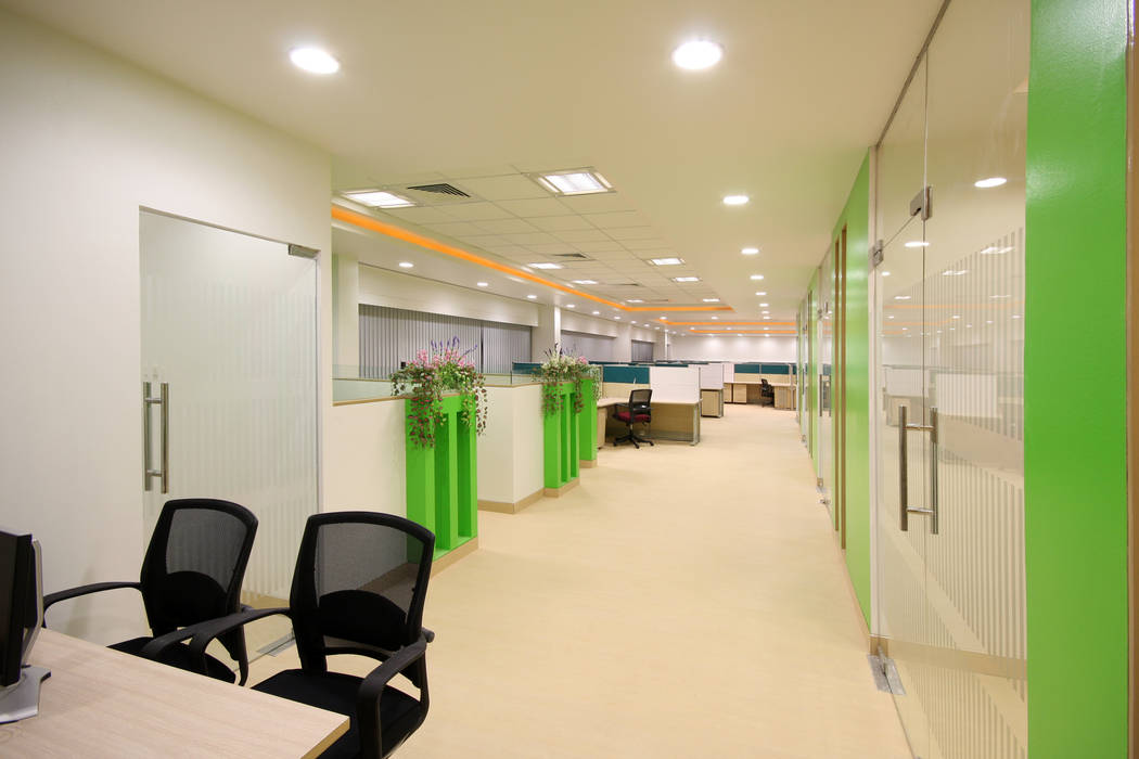 Kenersys : Kalyani Group, Pune Spaceefixs Modern style study/office