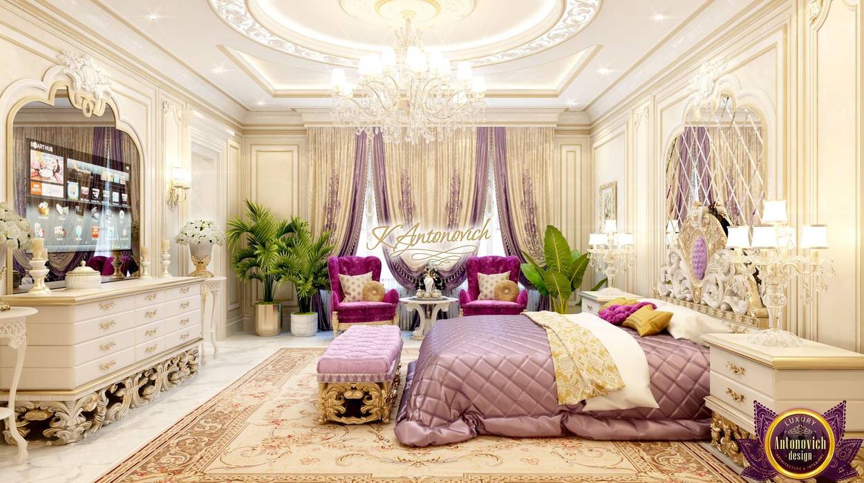 ​Beautiful house designs by Katrina Antonovich, Luxury Antonovich Design Luxury Antonovich Design Classic style bedroom